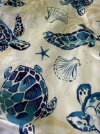 Blue Turtle Short Sleeve Pajamas Set